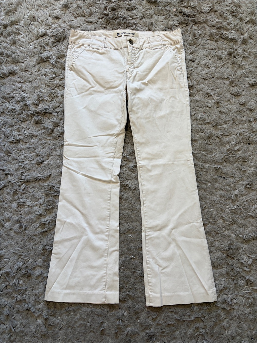 GAP Women's Wide Leg Jeans in Cream